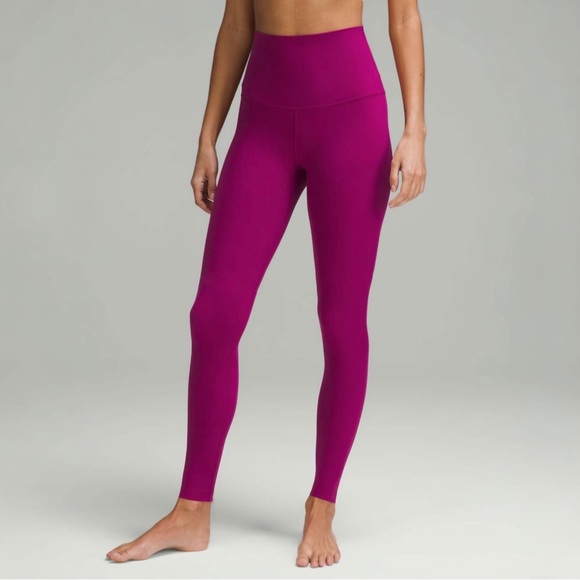 lululemon Align High Rise HR 28” Tight Leggings Magenta Purple MGPR size 6 NWT - Picture 2 of 8